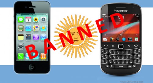 В Аргентине запретили продажи iPhone и устройств BlackBerry