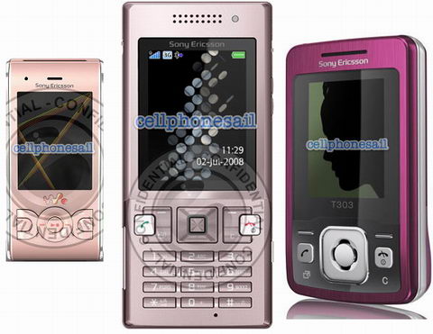 pink Sony Ericsson