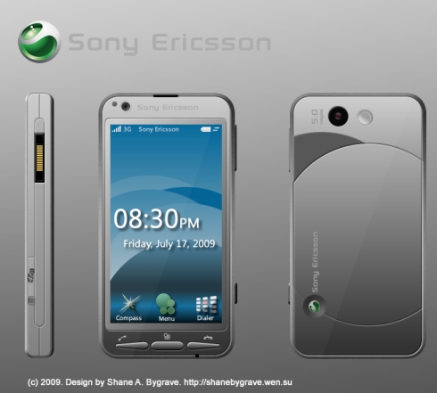 Телефон-компас для Sony Ericsson