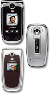 Kyocera представила новые CDMA-телефоны - K822, K322, K323, K342