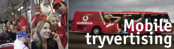 Мобильная реклама на колесах от Vodafone Australia
