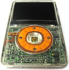 прозрачная оболочка для iPod iVue