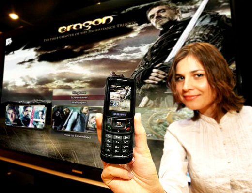Samsung обеспечит мобильный контент по фильму Eragon