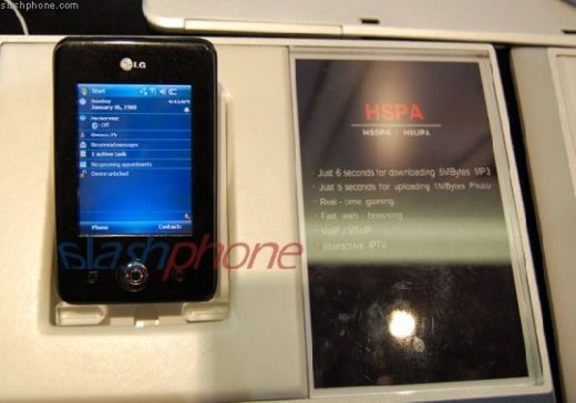Загадочный сенсорный телефон от LG на базе Windows Mobile 6!