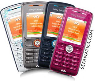 Sony Ericsson W200i в новых цветах
