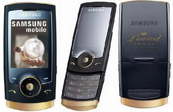 Роскошный чёрно-золотой Samsung U600