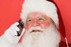 А какой телефон у Деда Мороза?