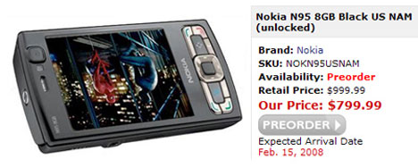 Nokia N95 8GB NAM