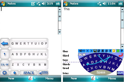 виртуальные клавиатуры для телефонов с Windows Mobile