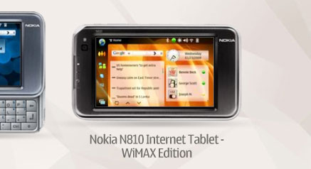 Nokia N810 с поддержкой WiMAX