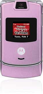 <i>Motorola</i> RAZR V3m Pink