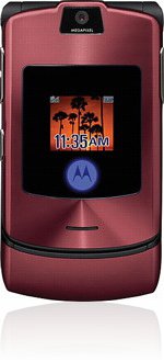 <i>Motorola</i> RAZR V3i Maroon