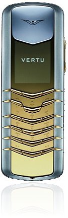 <i>Vertu</i> Signature Stainless Steel with Yellow Metal