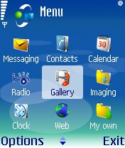 Меню Nokia N70